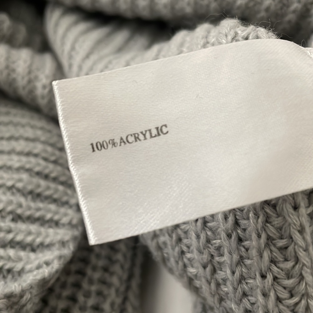 Choker Sweater : Gray/Silver - Picture 8 of 8